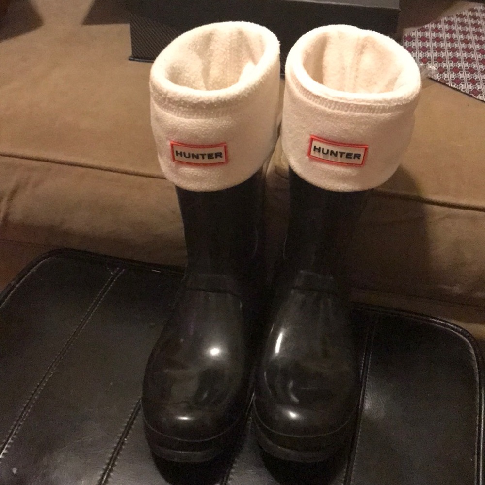 Hunter Rain Boots w/included socks